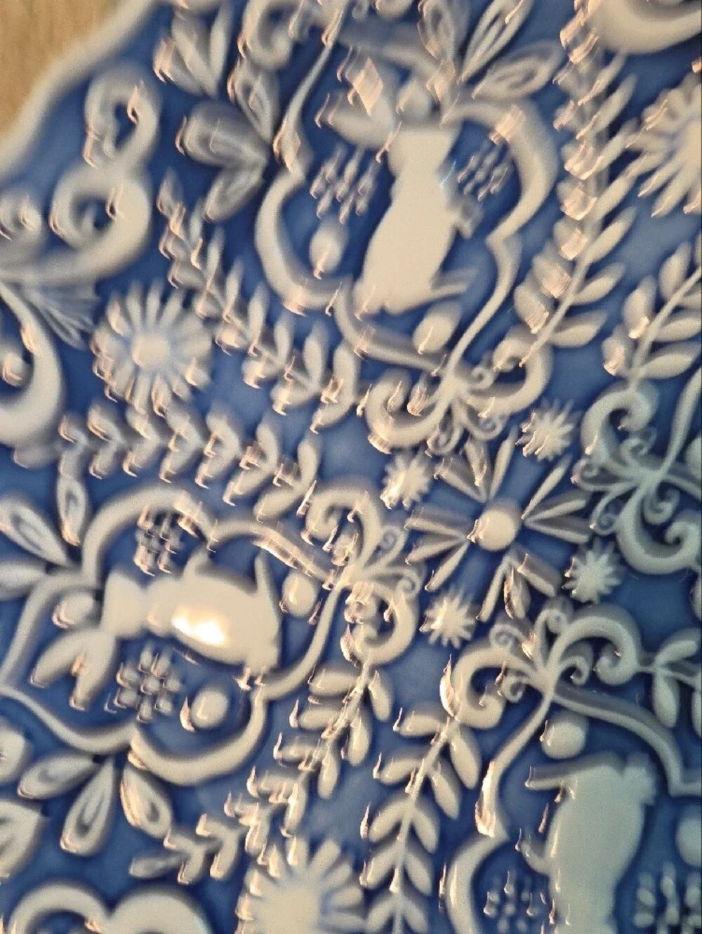 Pier 1 Blue and White Decorative Ceramic Plates (Set of 2)